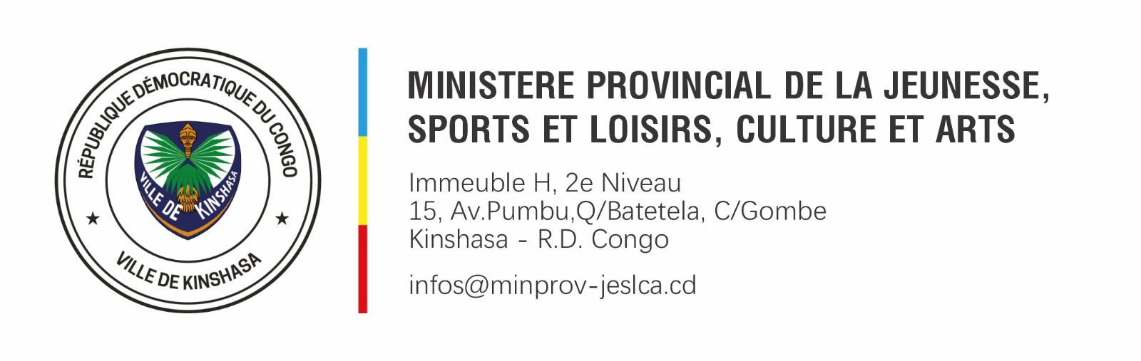Ministère provincial de la Jeunesse, Sports & Loisirs, Culture & Arts